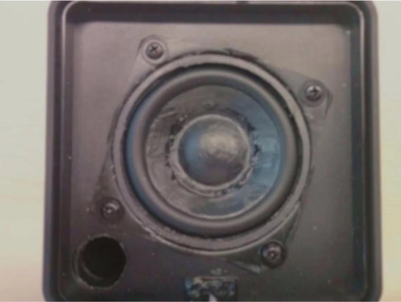 Pre-production GRAPHENEQ speaker cone.