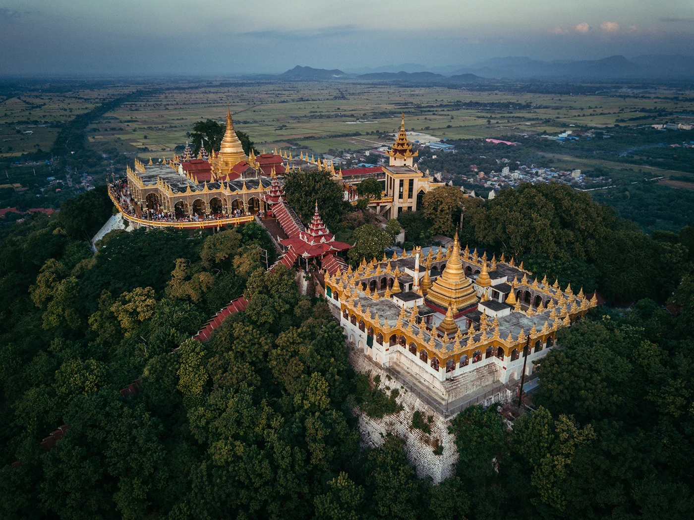 Temples in Myanmar. (Credit: Dimitar Karanikolov / Behance CC BY-NC-ND 4.0)