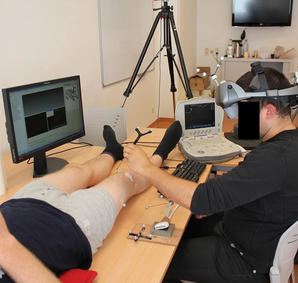 The CAMDASS augmented reality system can be used for a range of applications, including surgery (Photo: ESA/Space Applications Service NV)