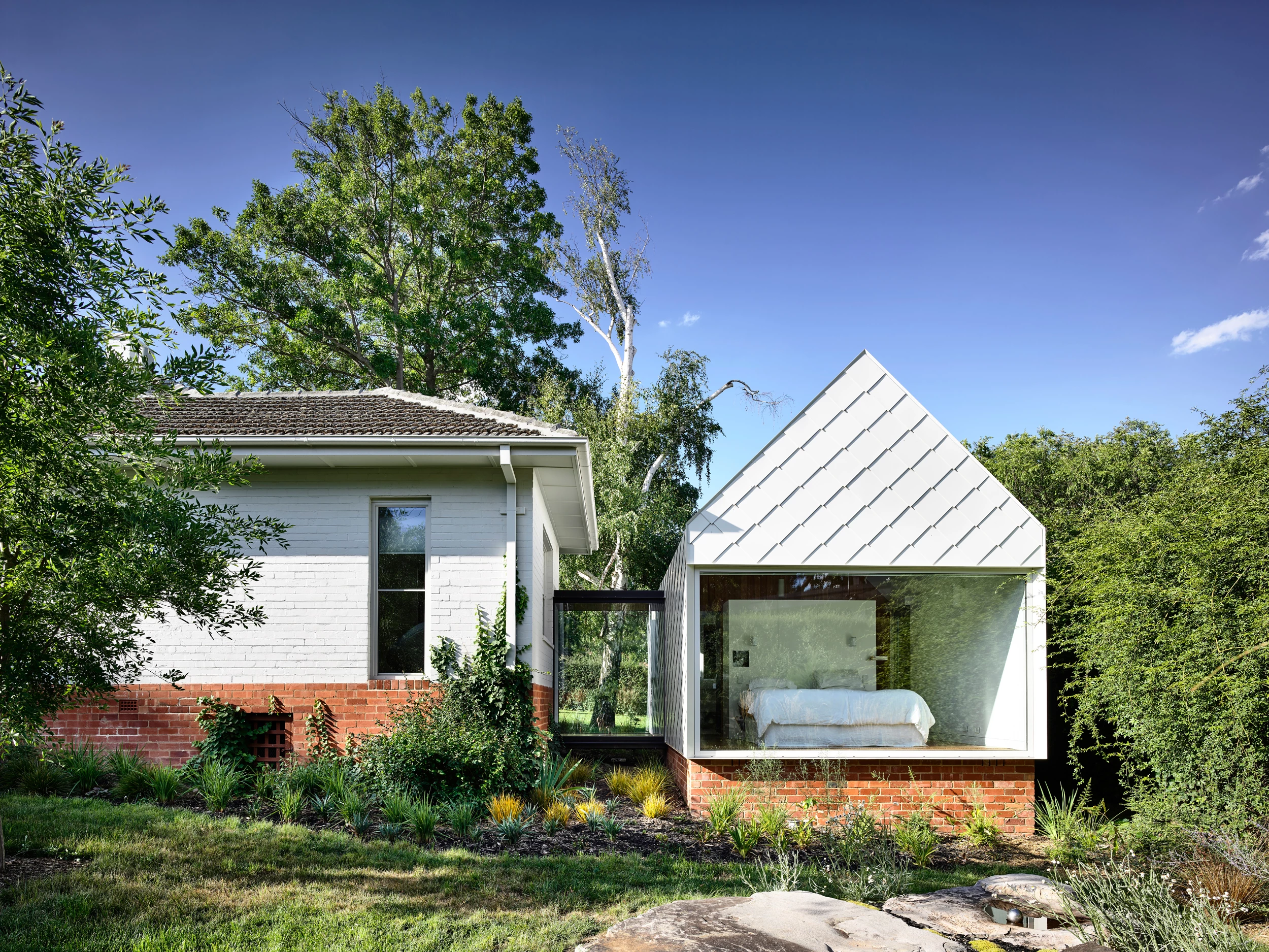A new extension serves as Empire Canberra's master bedroom