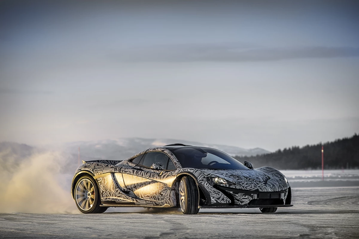 Mclaren P1 Heats Up The Arctic Circle