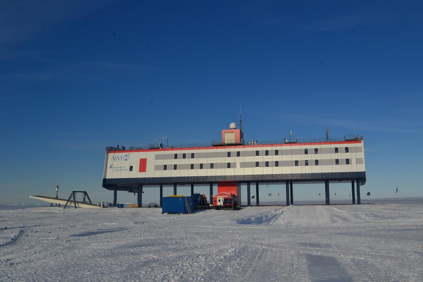 The Alfred Wegener Institute's Neumeyer-Station III in Antarctica