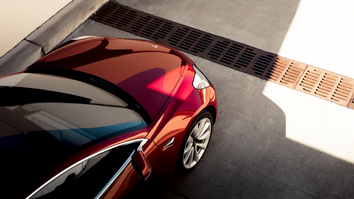 The nose of the Model 3