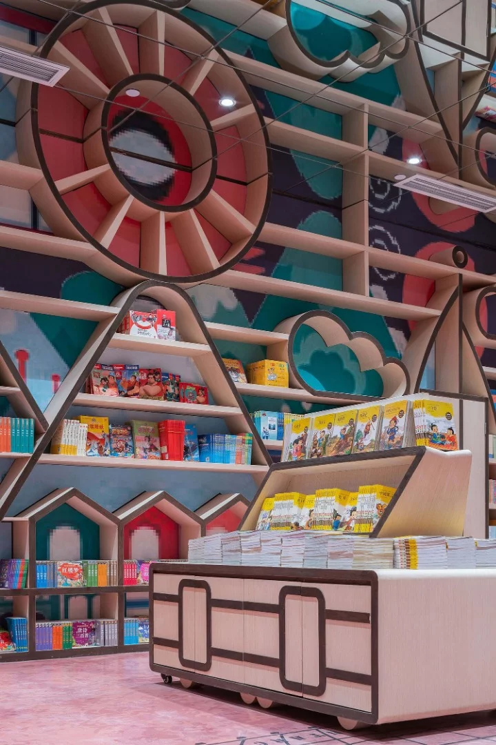 Children's room inside the Chongqing Zhongshuge Bookstore