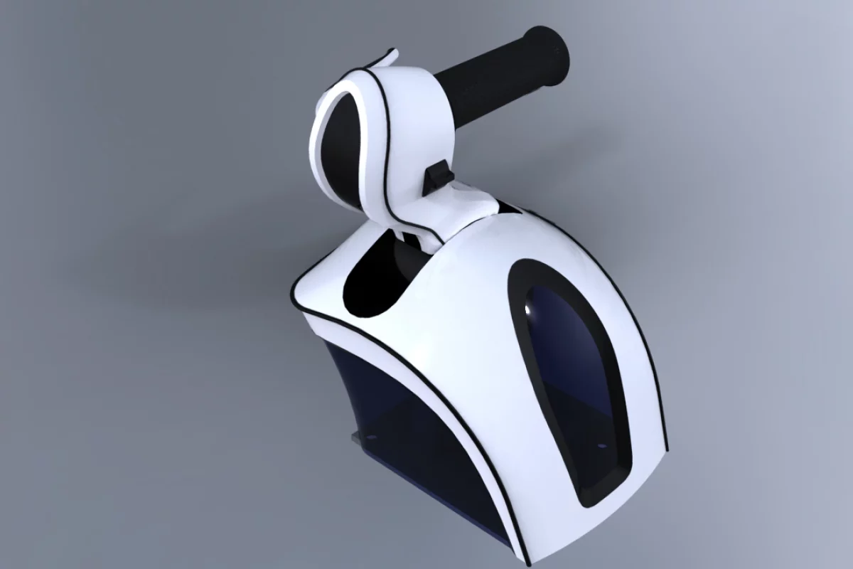 A prototype driving device allows disabled people to steer, accelerate, change gears and brake with one hand (Photo: FICOSA International S.A.)