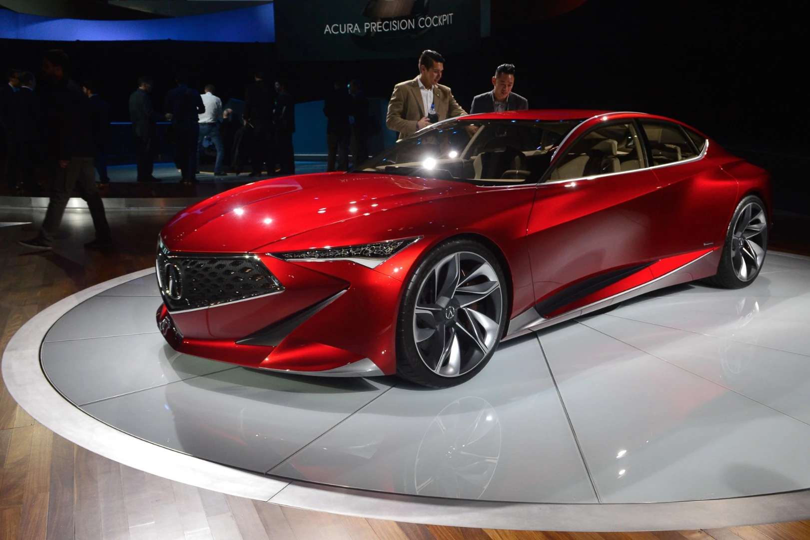 Acura plays with sharp cuts and diamond shapes