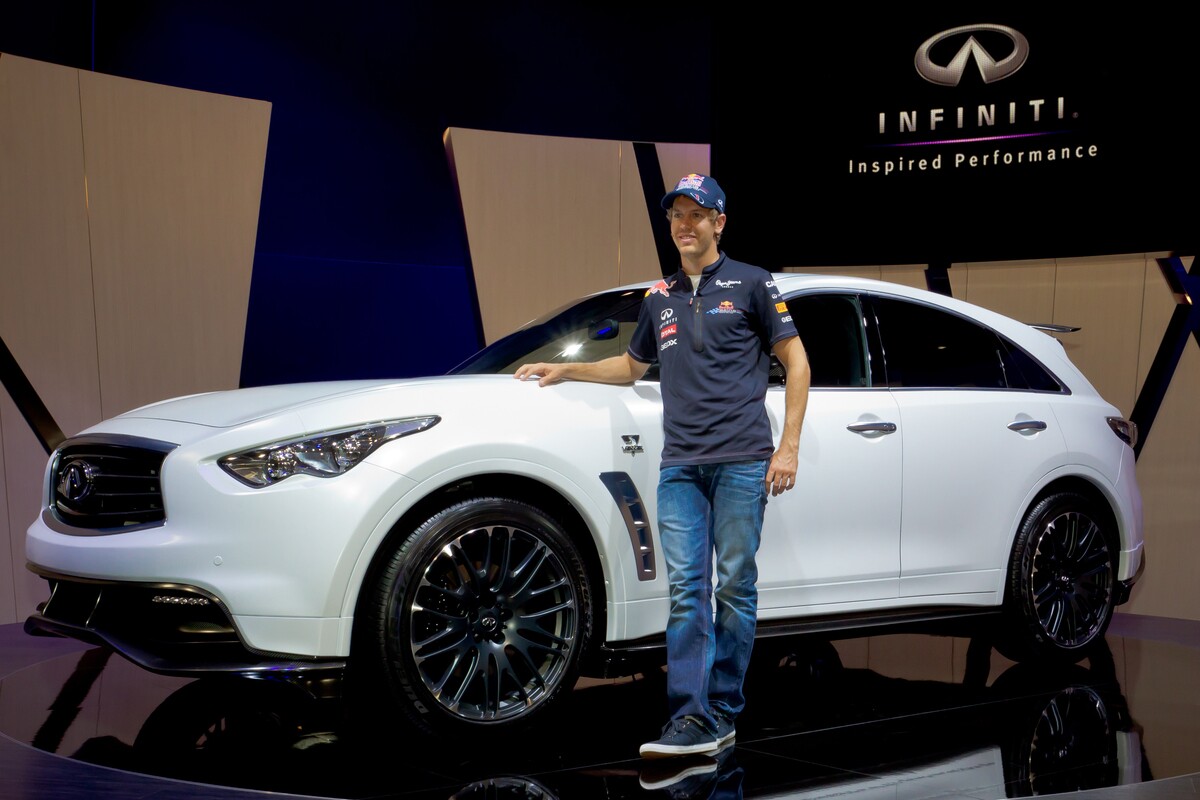 Formula One World Champion Sebastian with the FX Vettel Edition