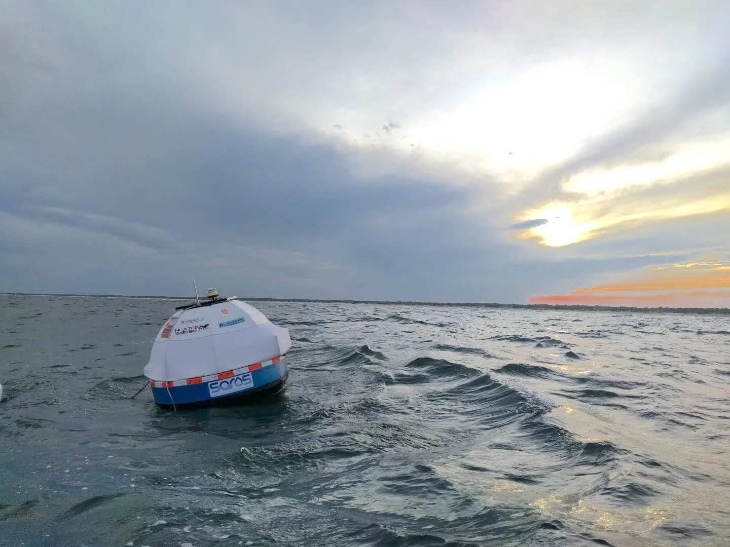 The SAROS wave-powered desalination system in action