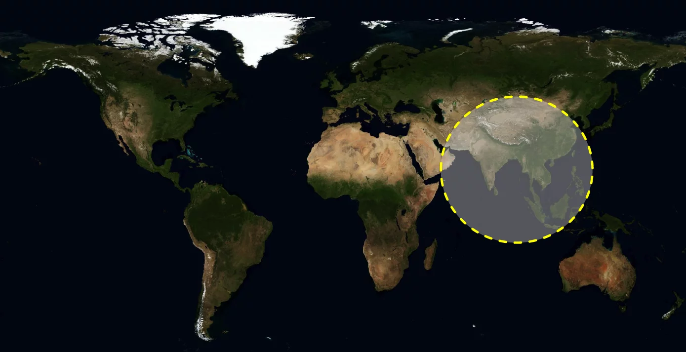 More people live inside this circle than outside. The 21st century is sometimes referred to as the Asian century. The rise of Asia’s wealth is changing the world and has profound implications for people everywhere - including the shape of personal transport.