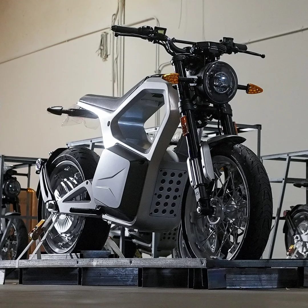 The Metacycle was priced at $5,000 at launch, but currently costs $6,500 and can be had in the original Naked Silver or two other color options