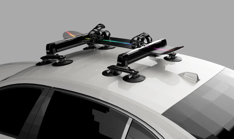 The Stag Rack system mounts in about two minutes