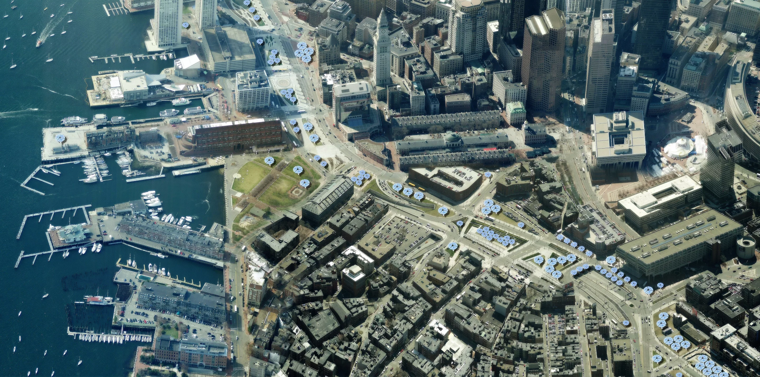 Treepods will be placed throughout the Boston area