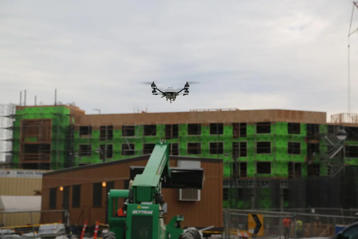 Japanese machinery maker Komatsu has turned to San Francisco-based drone service provider Skycatch to put UAVs to use in its Smart Construction venture (Photo: Skycatch)