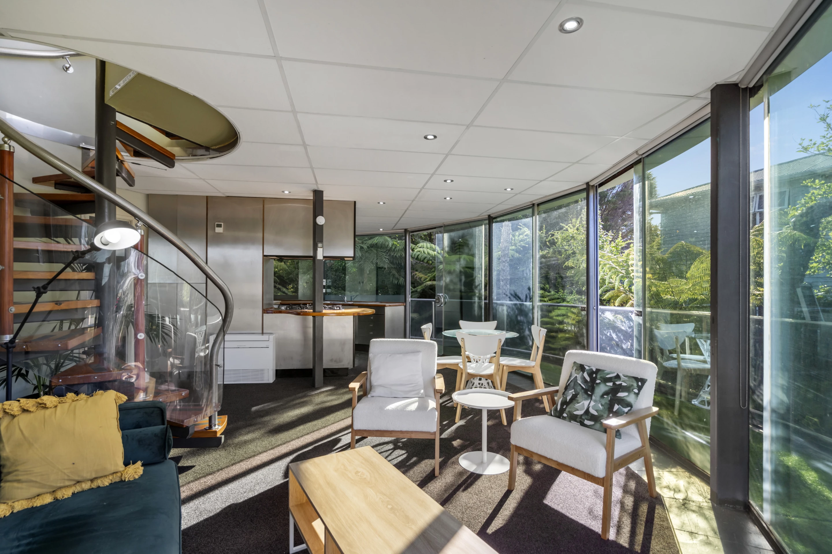 Most of the Lighthouse's glazing is operable