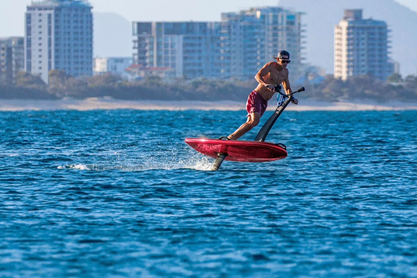 The Hydroflyer FF packs a 10,000-watt motor for up to 60 km/h “flight” over the water
