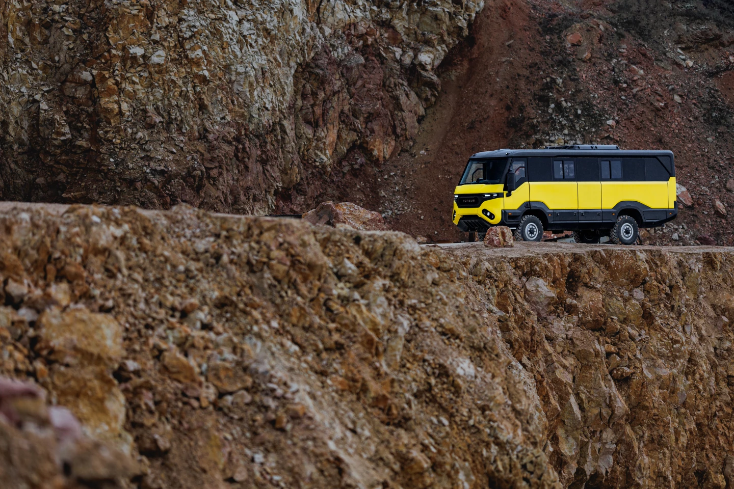 With its heavy-duty 4x4, diesel engine and new air suspension, the Torsus Praetorian TG3 is ready to tackle any terrain ahead of it