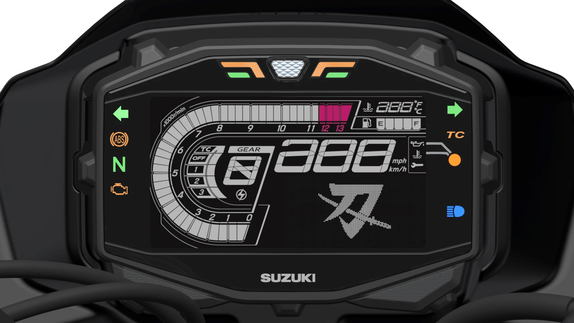 Suzuki Katana 3.0: digital color dash
