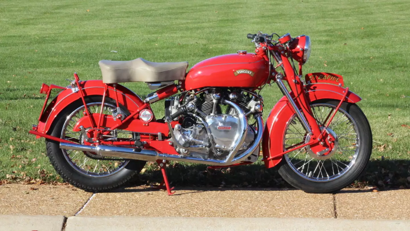 This Chinese Red 1951 Rapide at Mecum had a high bid of $70,000 before being passed in.
