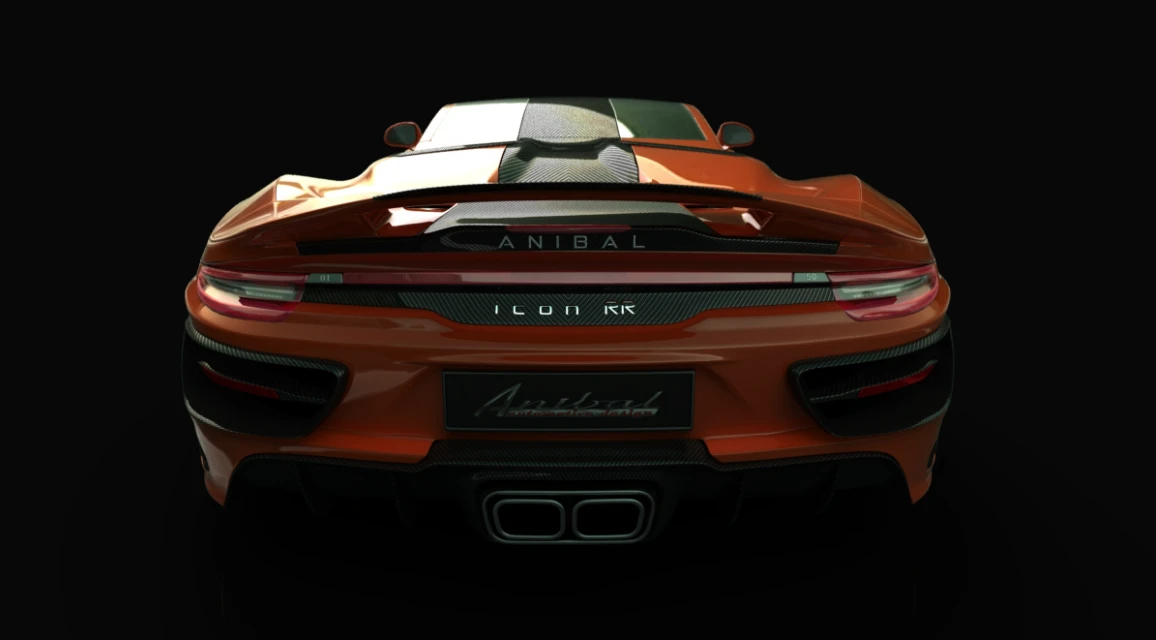 The rear of the Anibal Icon is definitely based on that of a Porsche