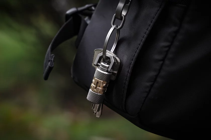 An optional D-ring makes it easier to hang the ScrewMaster from a keyring