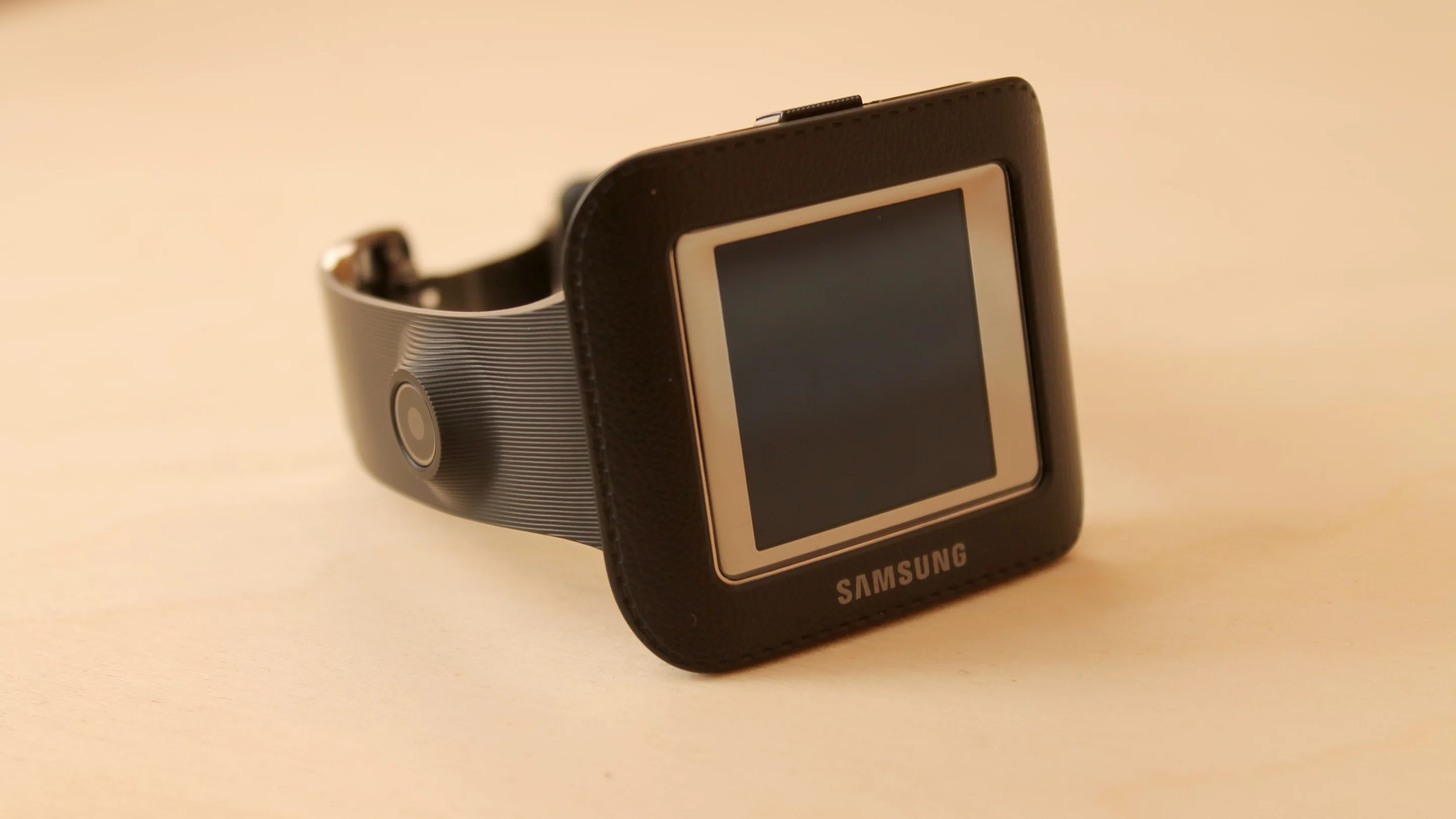 The Gear in its NFC-enabled charging cradle