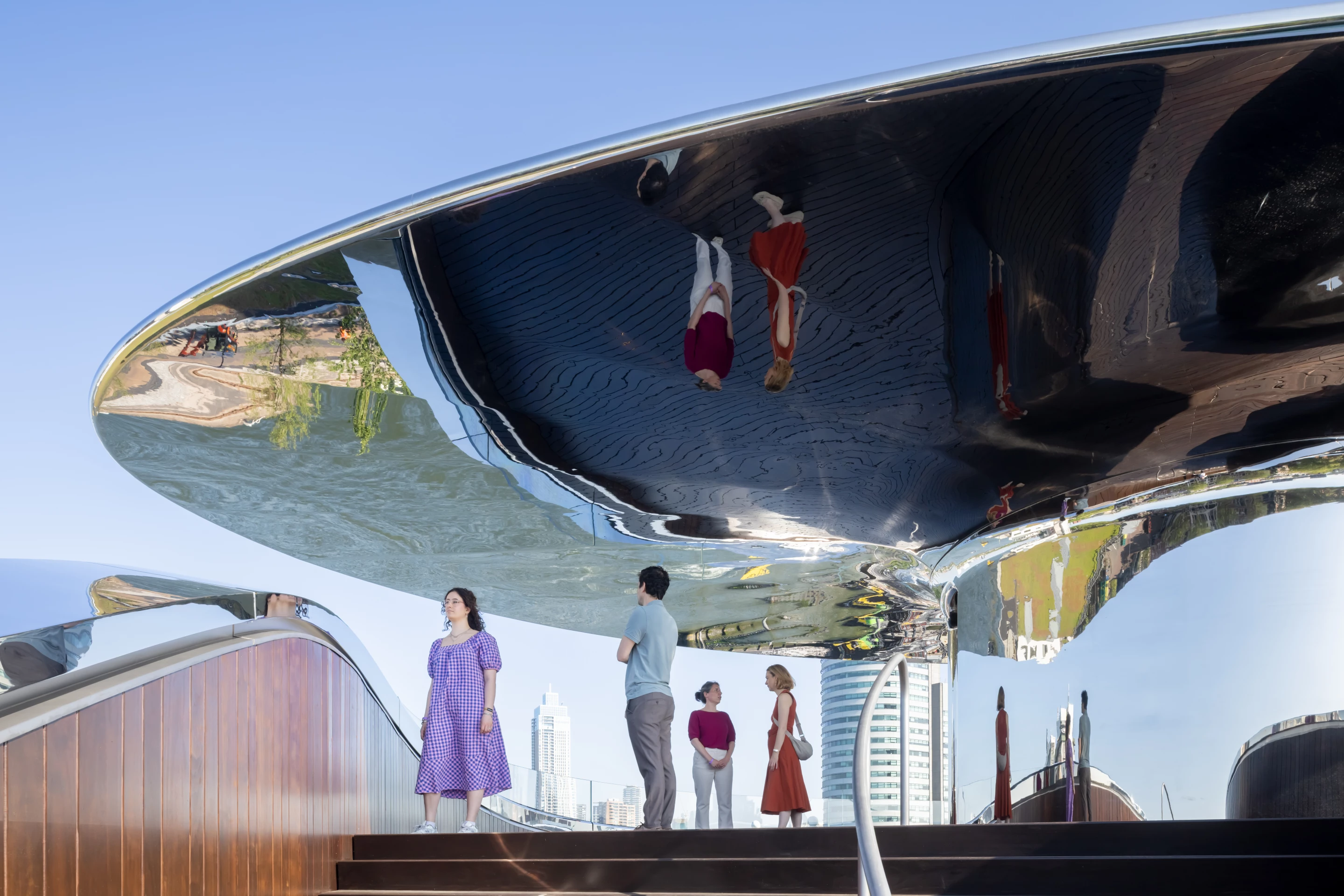 The Tornado features a viewing point at the top and is sheltered by a canopy