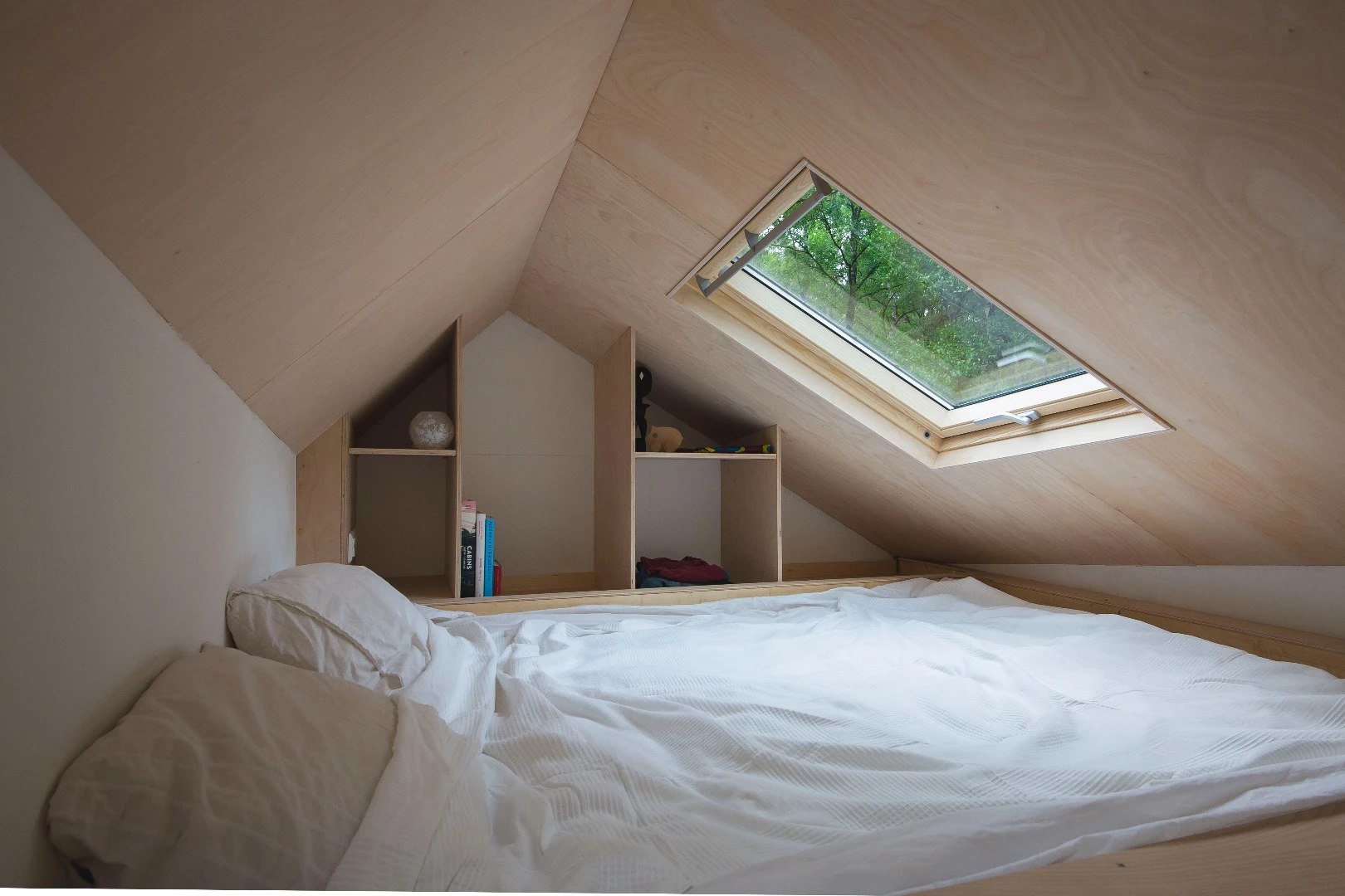 The sleeping area