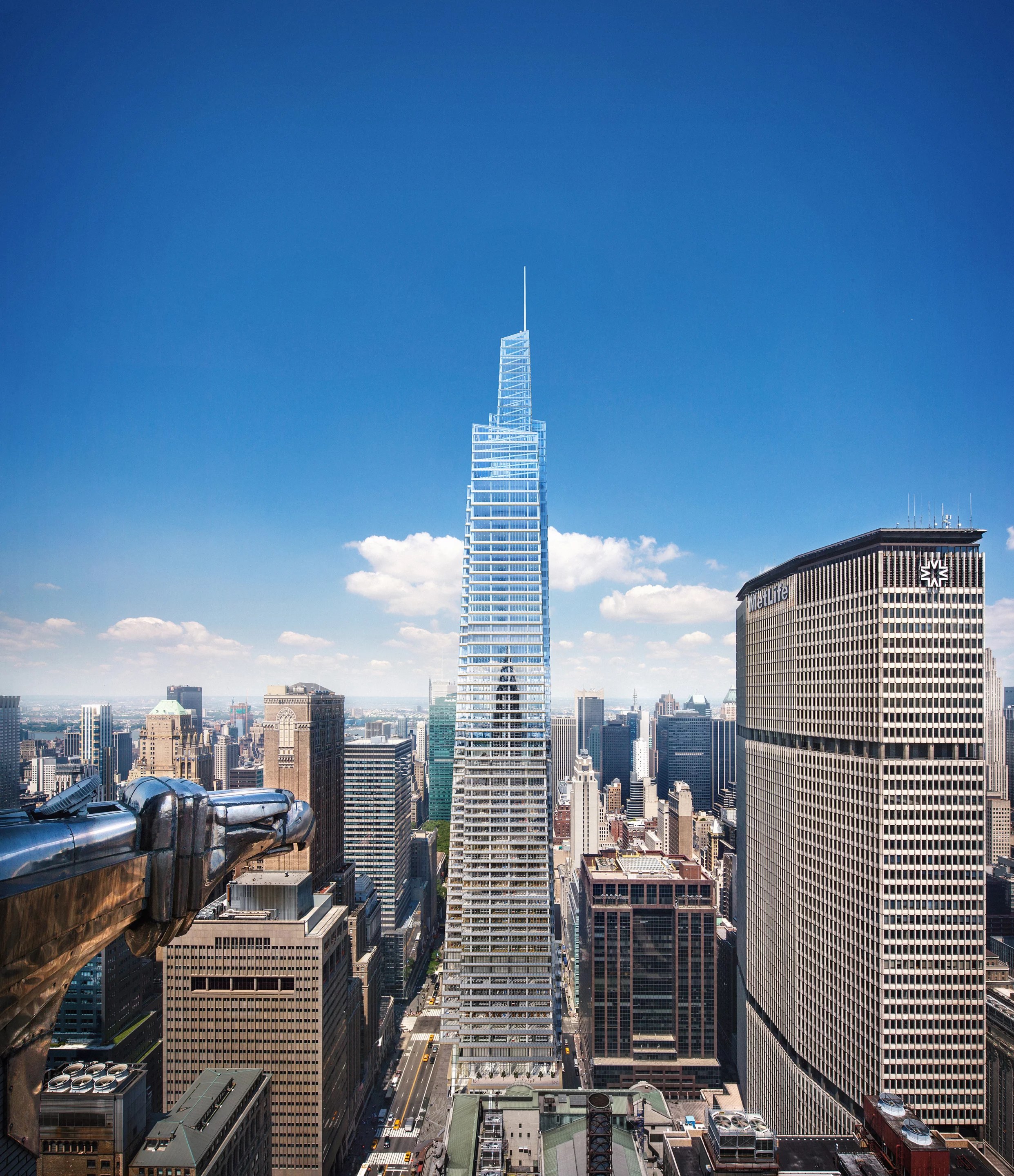 Render showing how One Vanderbilt will look once complete