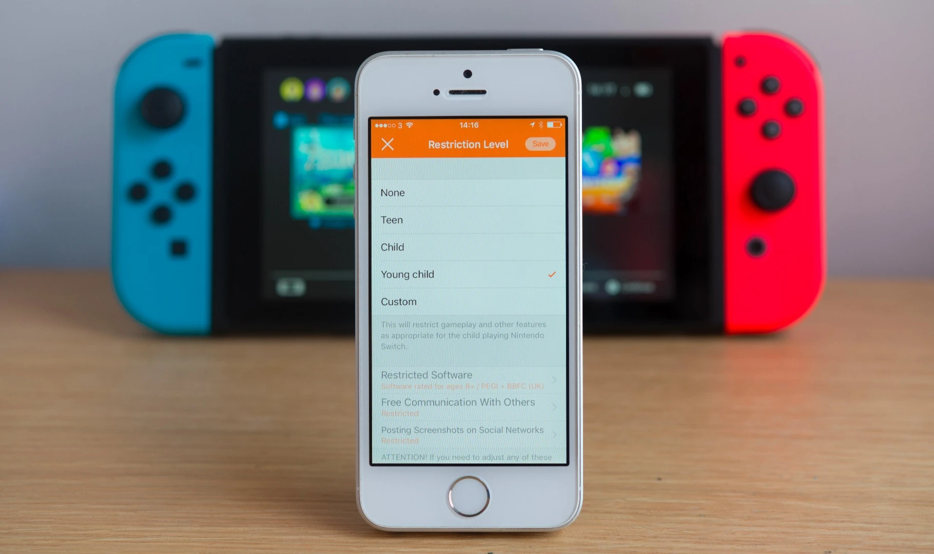 Parents can set various limits and restriction on the Nintendo Switch using an iOS or Android app