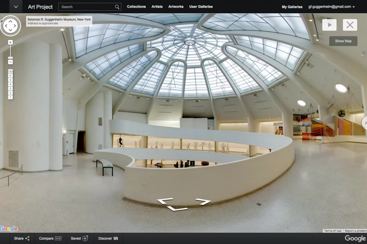 The Solomon R. Guggenheim Foundation collaborated with Google to make over 120 artworks available for online viewing
