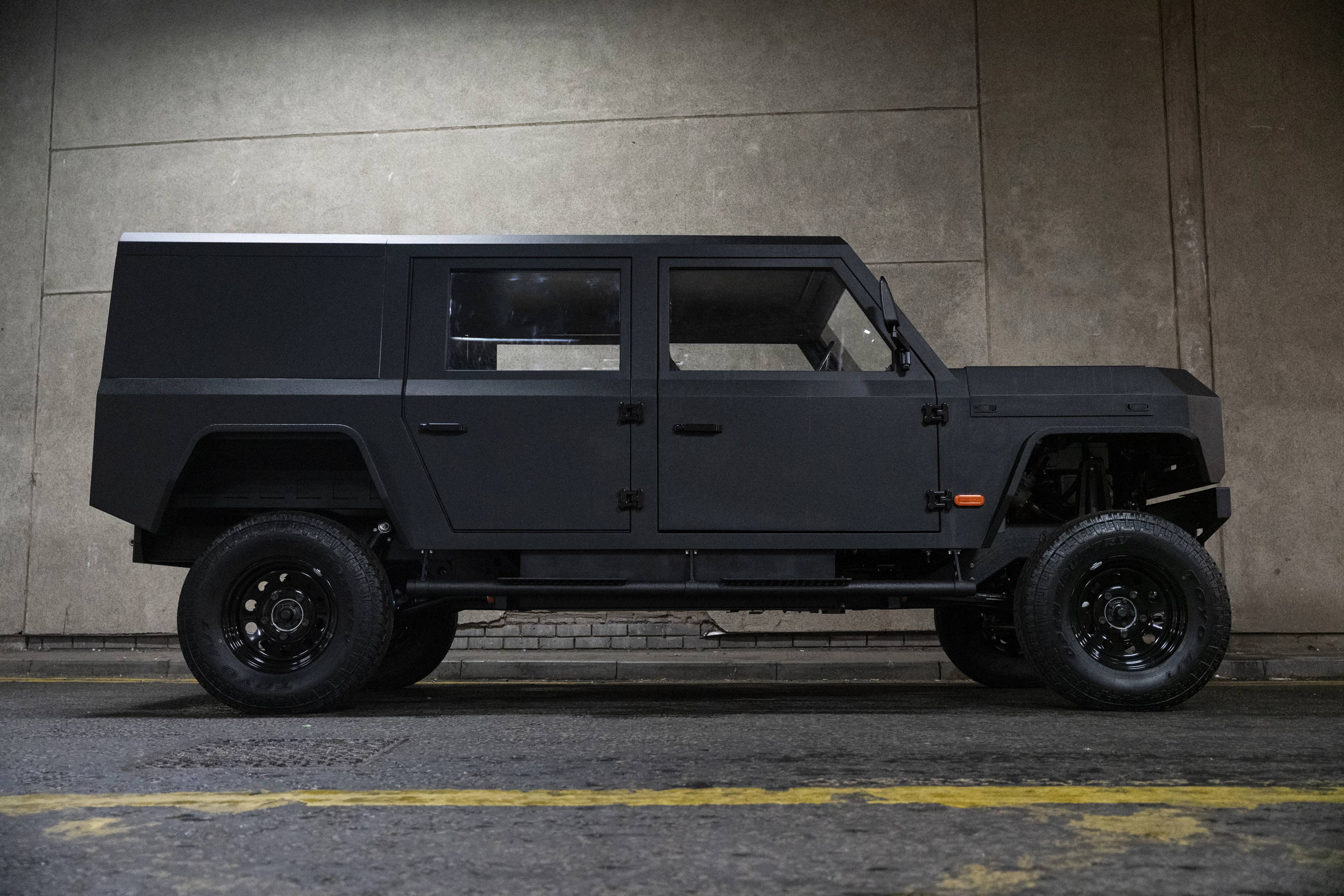 The high-riding Munro Mark 1 has just under 19 inches of ground clearance