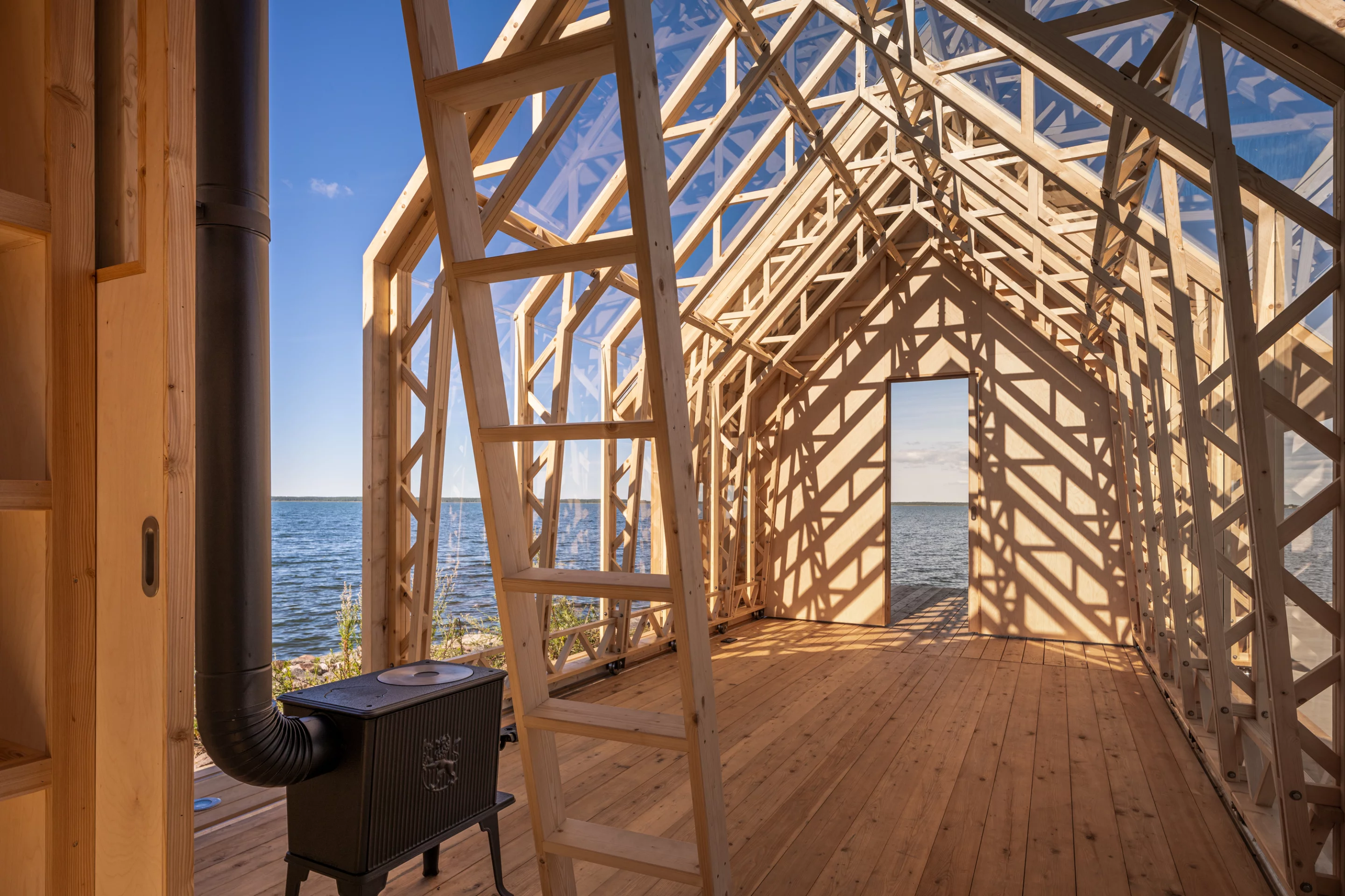 Anna Stay is warmed with a small wood-burning stove, though central heating can be optionally installed too