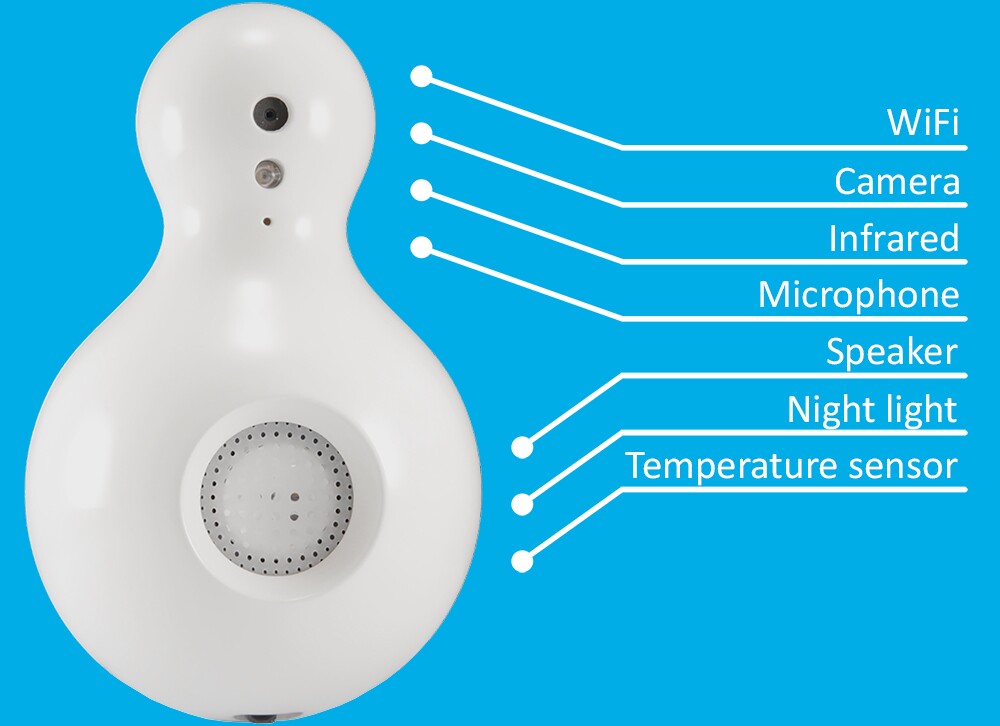 The Onni Baby Pro smart monitor is smarter than the average baby monitor