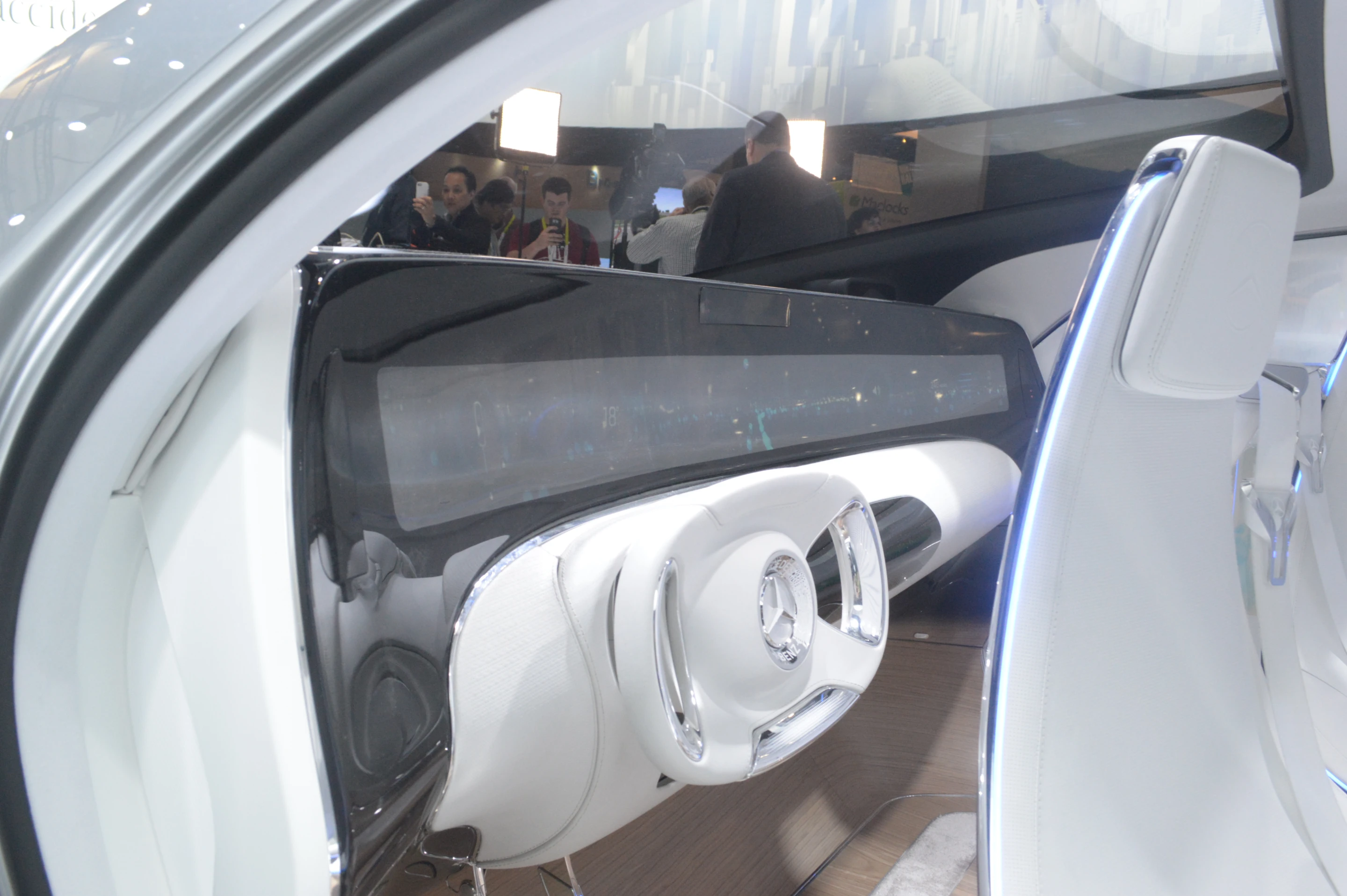 Mercedes reveals the F 015 concept at CES 2015 (Photo: C.C. Weiss/Gizmag)