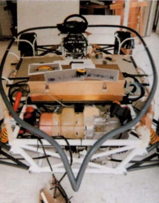 The Zooop takes shape in the garage of the Courrèges home