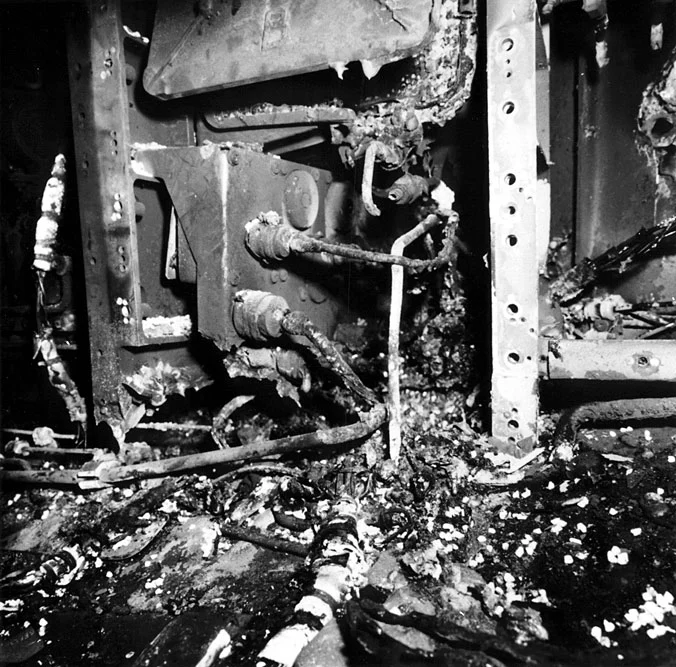 The fire inside the CM spread in seconds