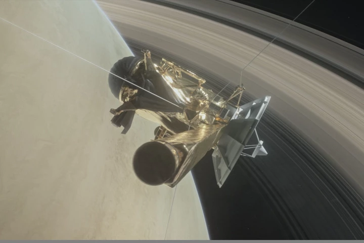 Artists impression of the Cassini spacecraft