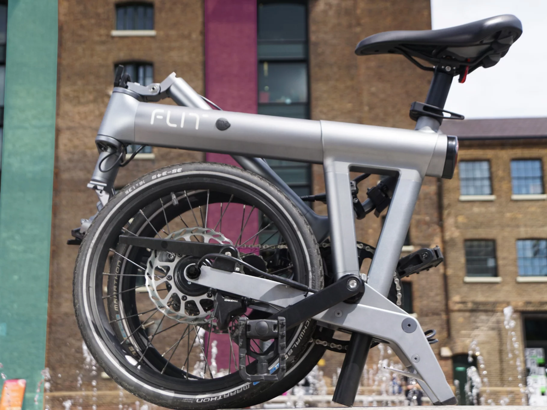 The Flit M2 folds down to 797 x 600 x 305 mm proportions