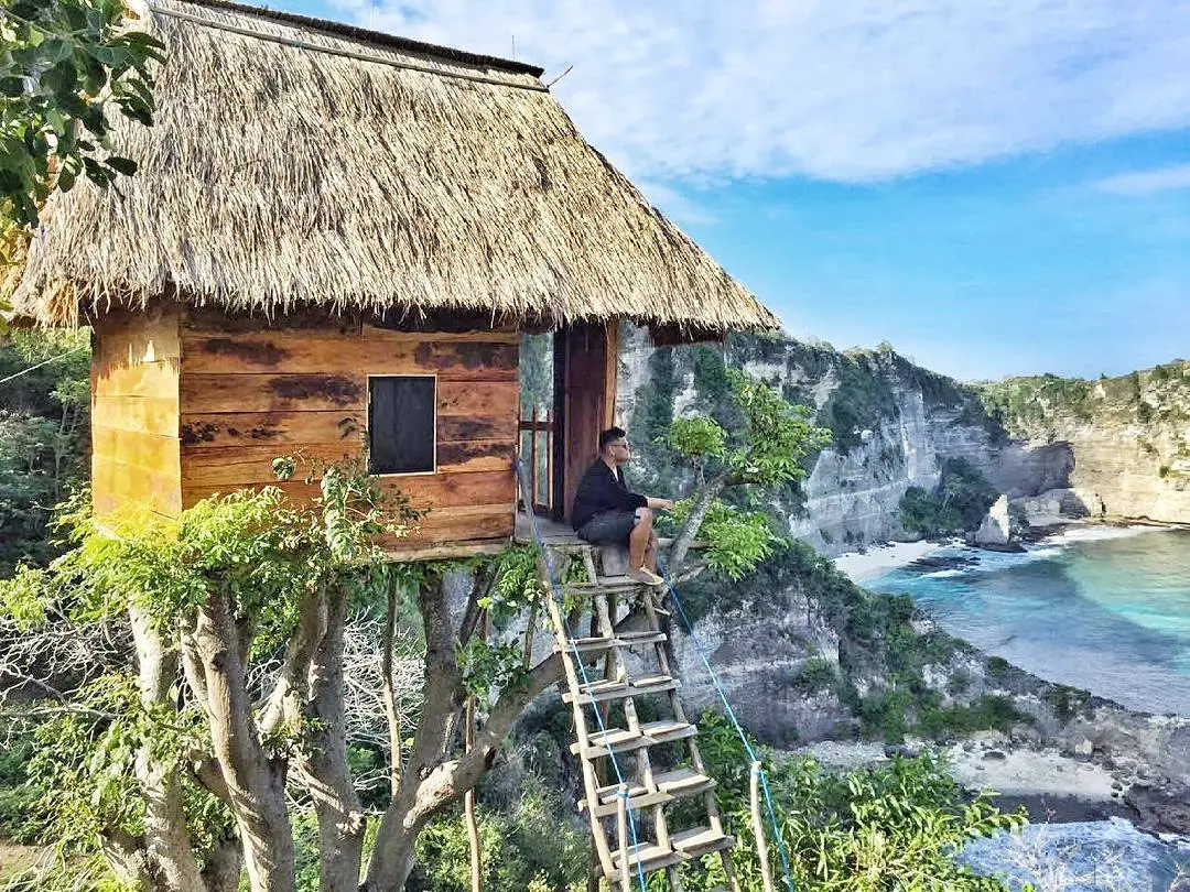 The Rumah Pohon treehouse in Bali's Nusa Penida