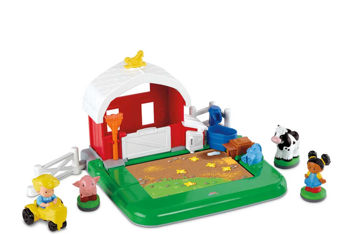 With a companion app, the Fisher Price Little People Apptivity Barnyard allows interactive play