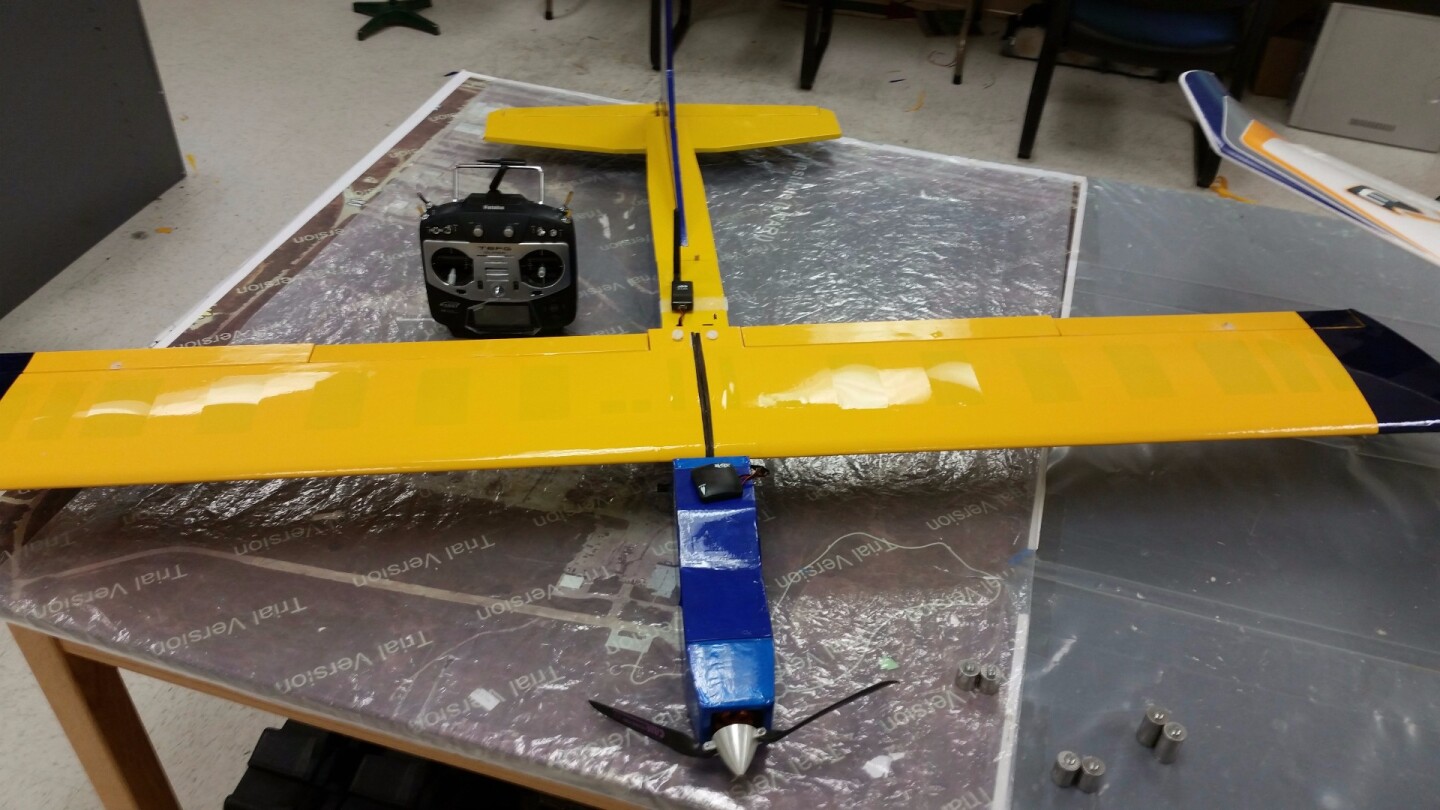 Vengate designed and built his fixed-wing UAV from scratch