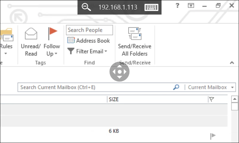 Zooming in on the screen allows easier access to small targets