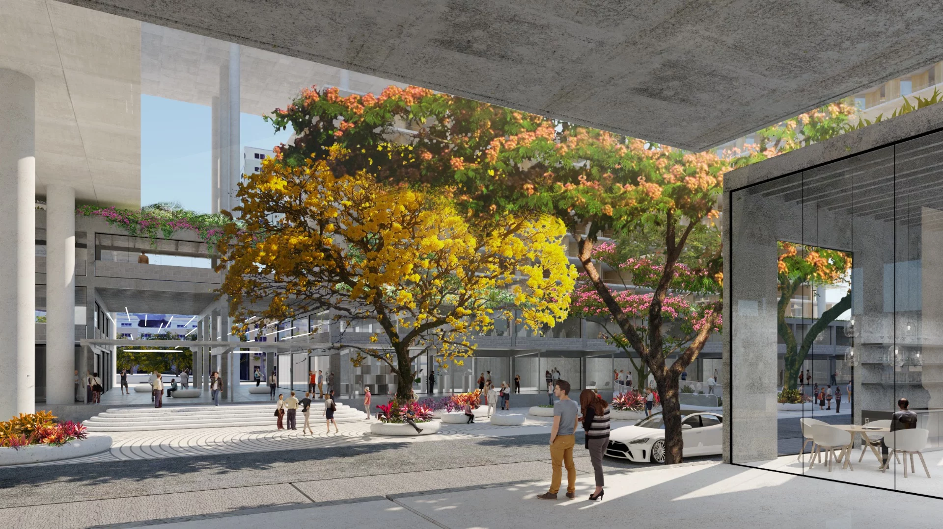Miami Produce will be centered around eight new buildings raised on stilts