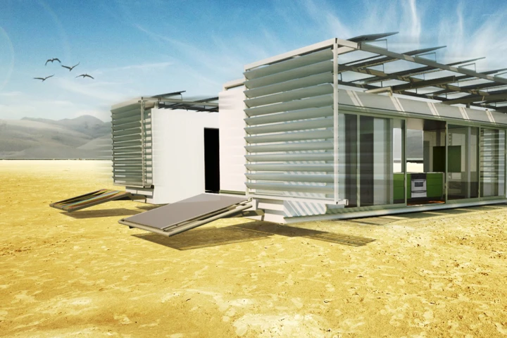The DALE micro-home is the work of a collaboration between SCI-Arc and Caltech students