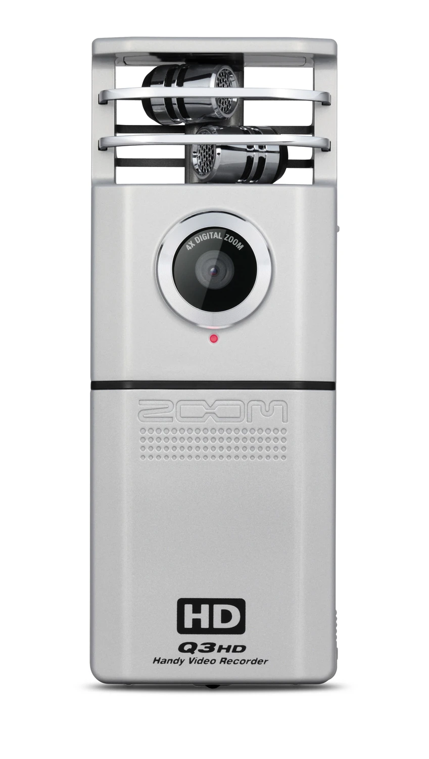 The Q3HD now benefits from a 5 megapixel CMOS sensor and 4x digital zoom