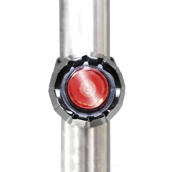 Both lights feature water- and shockproof aluminum construction, and mount on the handlebar or seat post using a custom security screw and corresponding Allen key