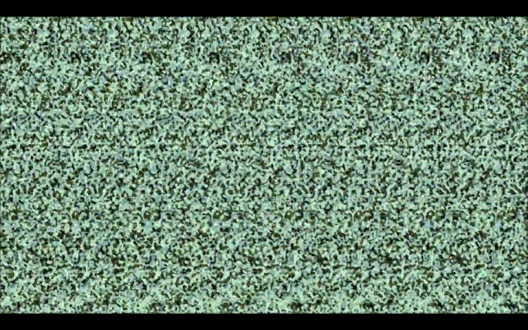 Without properly viewing the image, a random dot illusion appears meaningless