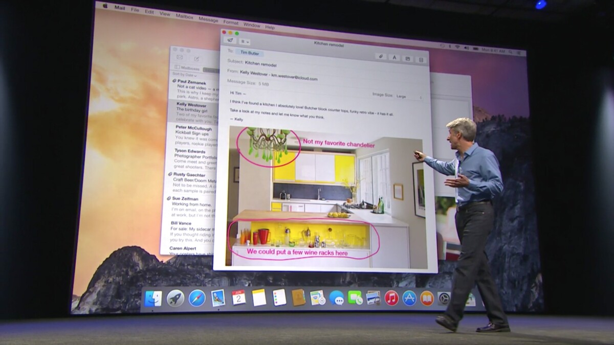Yosemite's new Mail app lets you annotate images and sign PDFs straight from a message
