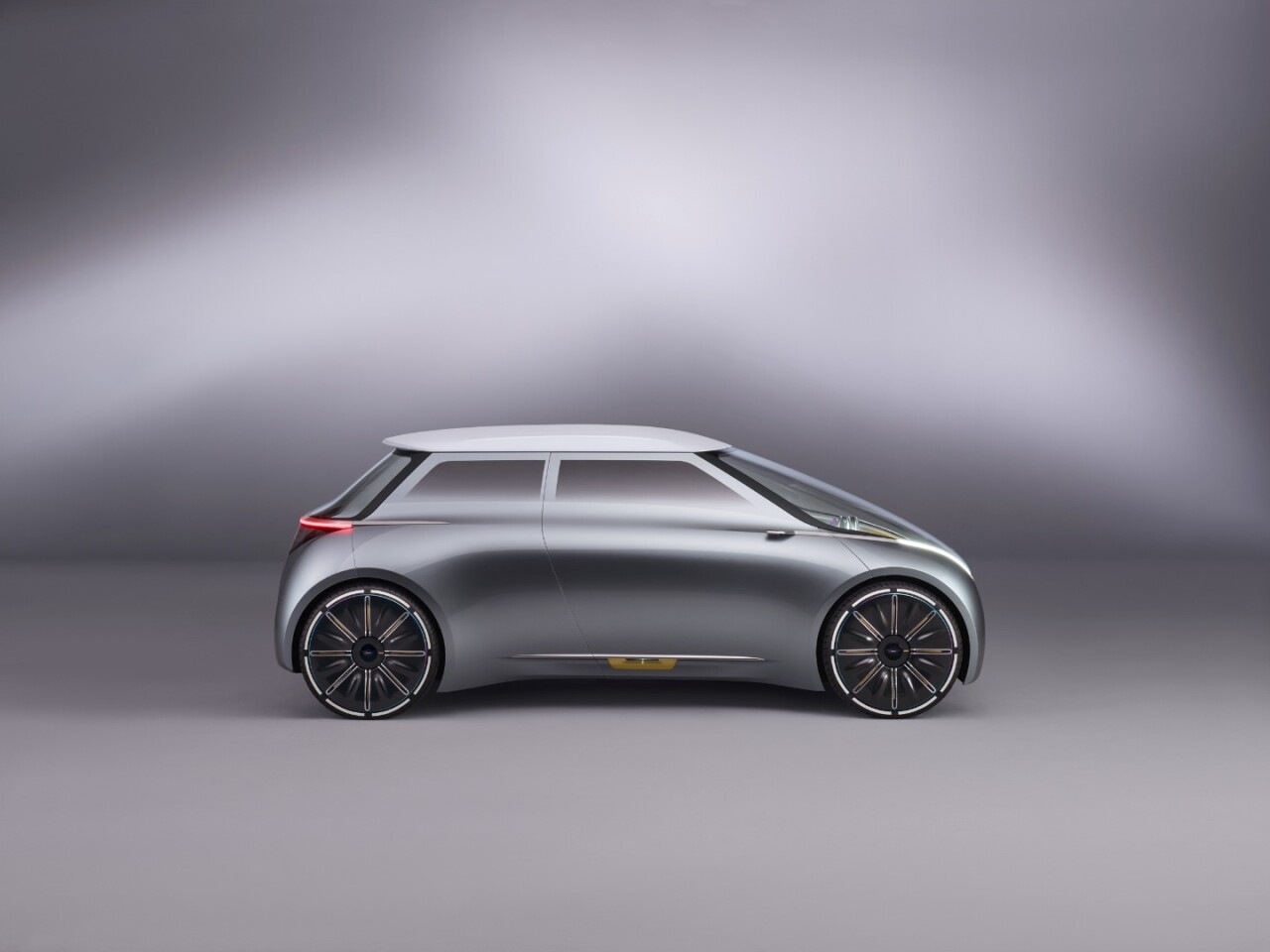 The Mini Vision Next 100 is a city car focused on urban driving and car sharing