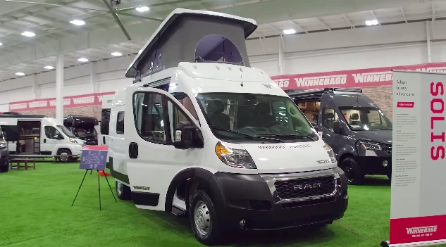 Winnebago's Solis is based on a 159-in-wheelbase Ram Promaster, helping bring the price down over Mercedes Sprinter-based models